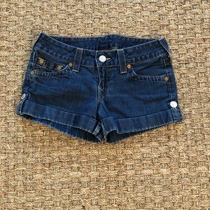 True Religion jean shorts